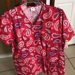 1X cute scrub top. Brand new with tags